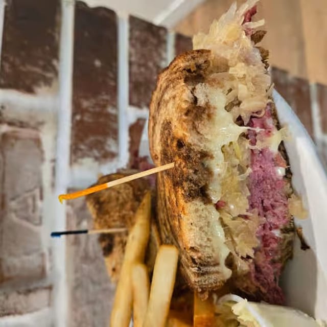 Corned Beef Reuben.