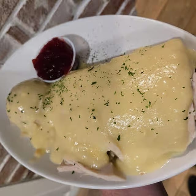 Roast Turkey Dinner.