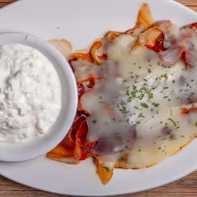 Smothered Chicken.